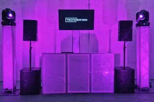 Montaje completo del Pack Premium de TECNOSONIDO para barra libre en Alicante