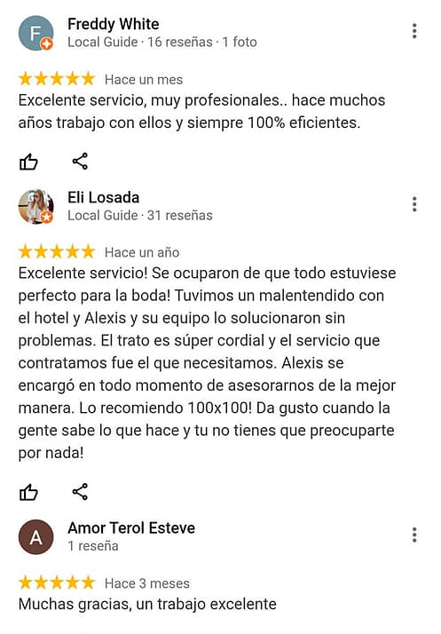 testimonio-propietario-restaurantes-y-novia testimonio cliente instalaciones varios