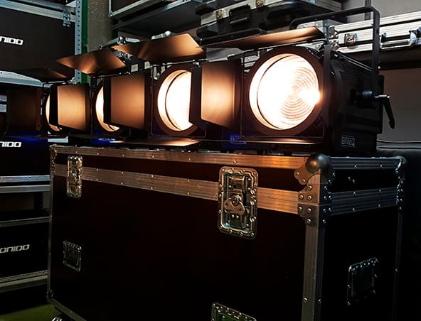 focos Fresnel de iluminación